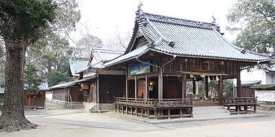 愛媛県東温市の旅行で訪れた観光名所、浮嶋神社