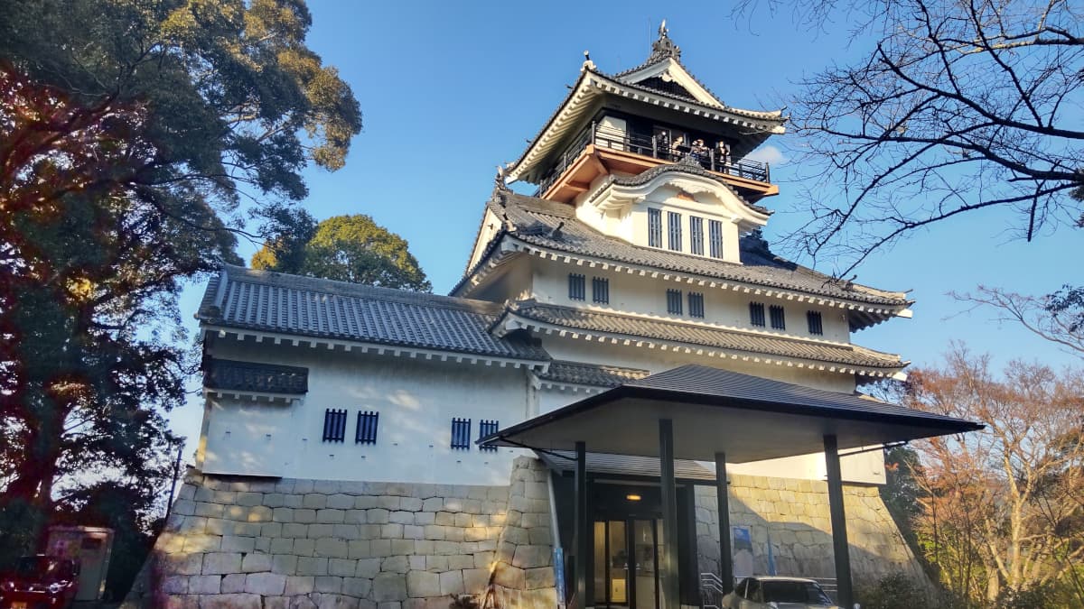 高知県四万十市の旅行で訪れた観光名所、中村城（為松公園）