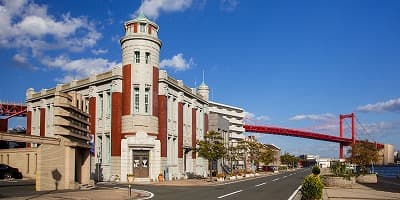 福岡県北九州市の旅行で訪れた観光名所、若松南海岸通り