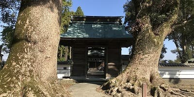 福岡県筑後市の旅行で訪れた観光名所、溝口竈門神社