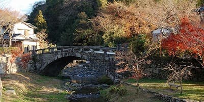 福岡県朝倉市の旅行で訪れた観光名所、秋月城下町