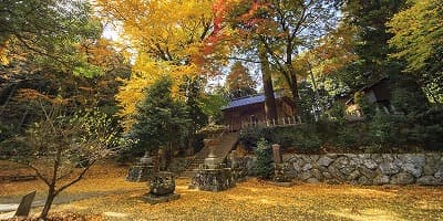 福岡県糸島市の旅行で訪れた観光名所、雷神社