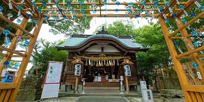 福岡県那珂川市の旅行で訪れた観光名所、現人神社