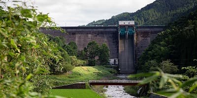 福岡県田川郡の旅行で訪れた観光名所、油木ダム