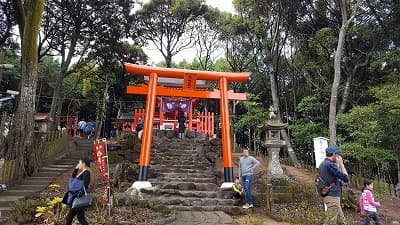 佐賀県鹿島市の旅行で訪れた観光名所、祐徳稲荷神社