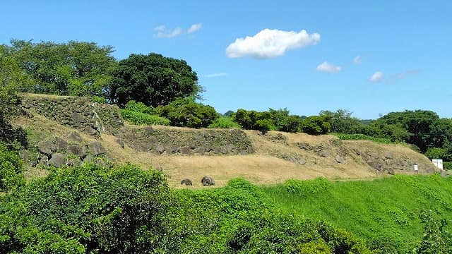 長崎県の旅行で訪れた観光名所、原城跡