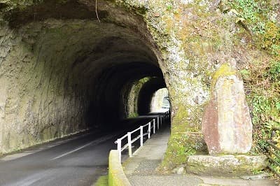 大分県中津市の旅行で訪れた観光名所、耶馬渓