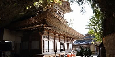 大分県中津市の旅行で訪れた観光名所、羅漢寺