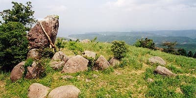 大分県豊後高田市の旅行で訪れた観光名所、猪群山