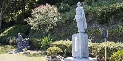 大分県国東市の旅行で訪れた観光名所、ペトロ・カスイ岐部記念公園