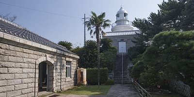 大分県東国東郡の旅行で訪れた観光名所、姫島灯台