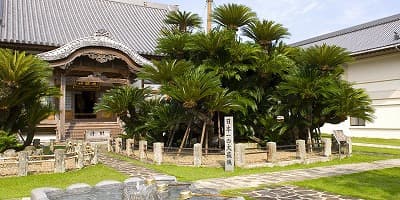 大分県速見郡の旅行で訪れた観光名所、松屋寺