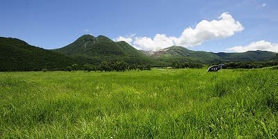 大分県玖珠郡の旅行で訪れた観光名所、長者原