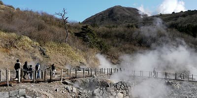 大分県玖珠郡の旅行で訪れた観光名所、八丁原地熱発電所