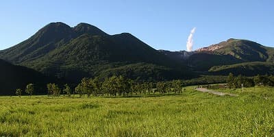 大分県玖珠郡の旅行で訪れた観光名所、飯田高原