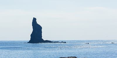 鹿児島県枕崎市の旅行で訪れた観光名所、立神岩