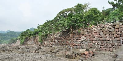 鹿児島県南さつま市の旅行で訪れた観光名所、久志砲台跡