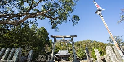 鹿児島県南さつま市の旅行で訪れた観光名所、竹田神社