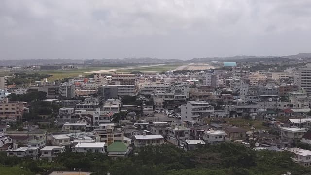 沖縄県宜野湾市の旅行で訪れた観光名所、普天間基地