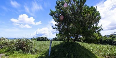 沖縄県国頭郡の旅行で訪れた観光名所、真栄田の一里塚