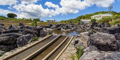 沖縄県国頭郡の旅行で訪れた観光名所、大保ダム・学習の川