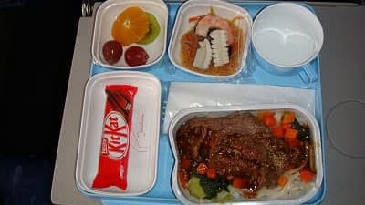 機内食：AIR CHINA 成田→北京