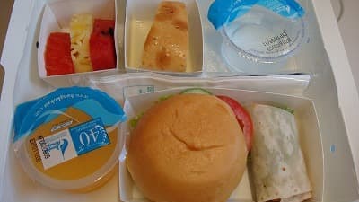 機内食：BANGKOK AIR バンコク→シェムリアップ