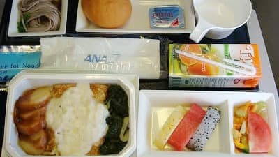 機内食：ANA バンコク→成田