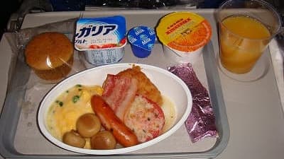 機内食：BRITISH AIRWAYS 成田→ロンドン
