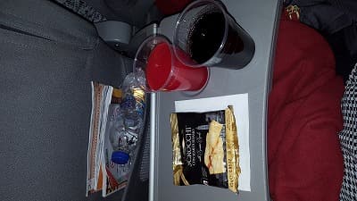 機内食：Alitalia ギリシャ・アテネ→関西