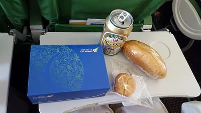機内食：LAO Air ベトナム・ハノイ→ラオス・ビエンチャン