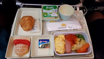 機内食：Vietnam Air ベトナム・ハノイ→関西