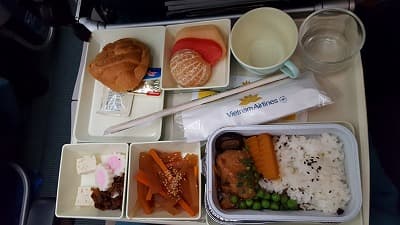 機内食：Vietnam Air ベトナム・ハノイ→関西
