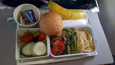 機内食：Vietnam Air ハノイ→ヤンゴン