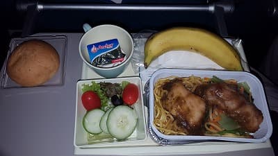 機内食：Vietnam Air ハノイ→ヤンゴン