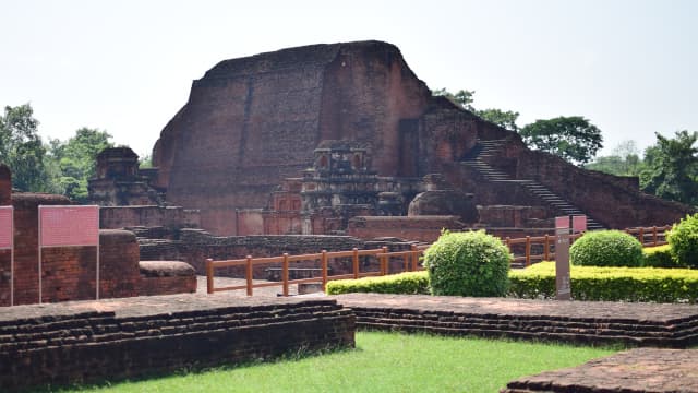 インド・ラージギルのナーランダ仏教大学跡