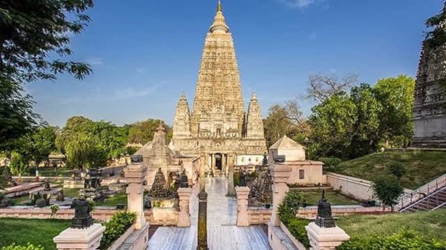 インド・ブッダガヤのマハーボディー寺院(大菩提寺)