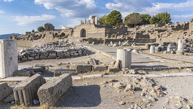 トルコ・イズミルのペルガモン(ベルガマ)の古代遺跡