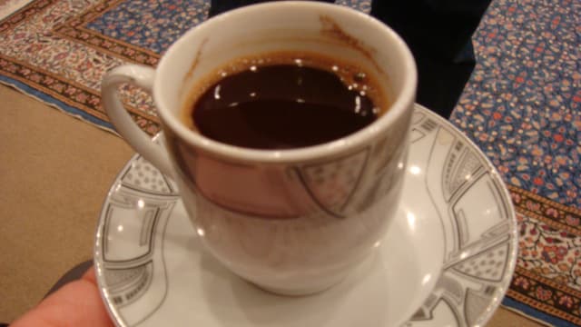 トルコ料理のトルココーヒー