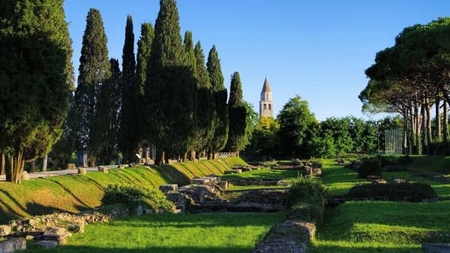 イタリア・アクイレイアのローマ遺跡