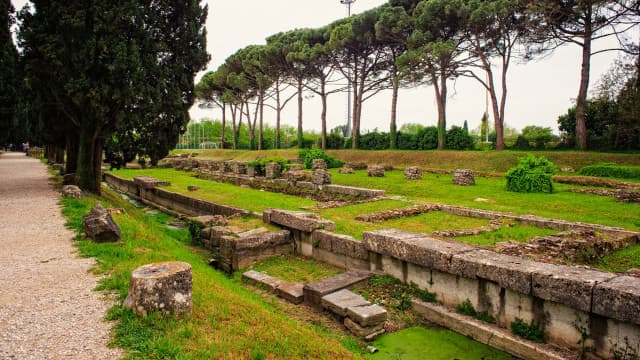 イタリア・アクイレイアのローマ遺跡