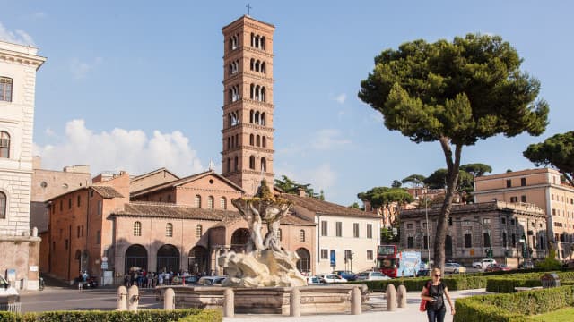 イタリア・ローマのサンタ・マリア・イン・コスメディン教会