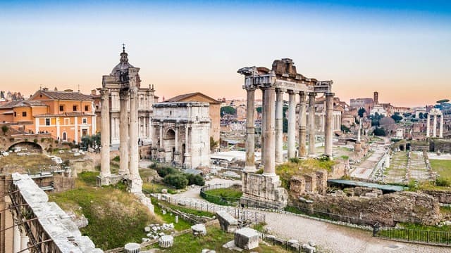 イタリア・ローマのフォロ・ロマーノ