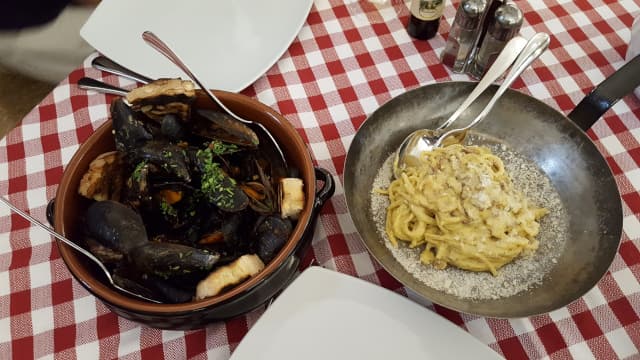 イタリア料理の朝食