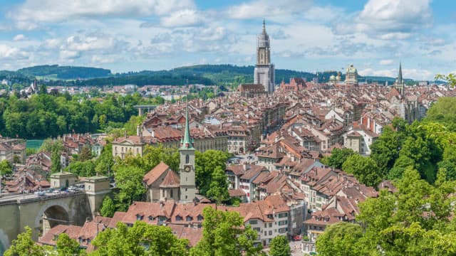 スイス・ベルンのベルン市街