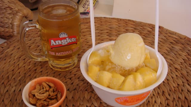 カンボジア料理のかき氷