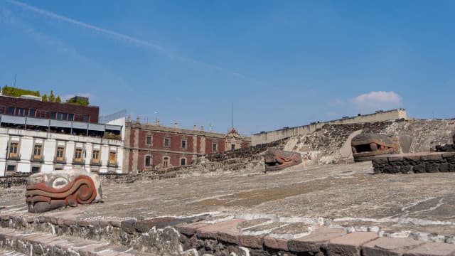 メキシコ・メキシコシティのテンプロ・マヨール