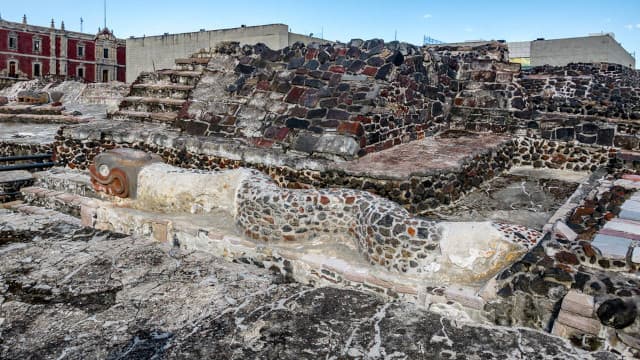 メキシコ・メキシコシティのテンプロ・マヨール