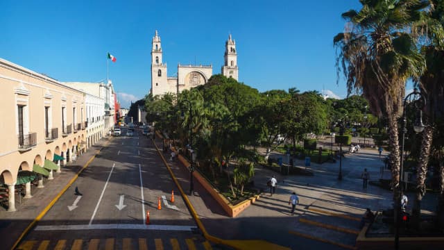 メキシコ・メリダのソカロ広場