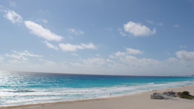 メキシコ・カンクンのカリブ海